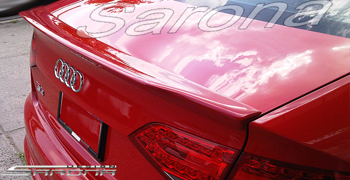 Custom Audi A4 Trunk Wing  Sedan (2009 - 2012) - $289.00 (Manufacturer Sarona, Part #AD-015-TW)